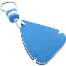 Porte-clés flotteur | Personnalisé  | 8031134 Bleu / blanc