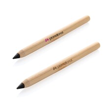 Crayon en bambou graphite | Taillé | Crayon infini