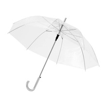 Parapluie translucide | Poignée à personnaliser | Ø  98 cm | 92109039 Blanc translucide