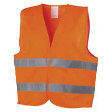Gilet de sécurité | Taille unique | Imprimé sur la poitrine et le dos | 9219538546 Orange