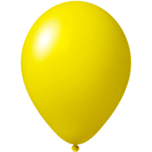 Ballon publicitaire | 27 cm | 9475851 Jaune foncé