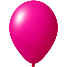 Ballon publicitaire | 27 cm | 9475851 Magenta