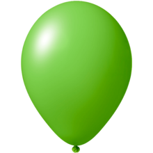 Ballon publicitaire | 27 cm | 9475851 Moyen verte