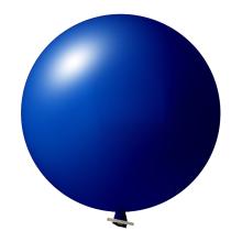 Ballon géant | Ø 80 cm | Personnalisé  | 948501 Bleu foncé