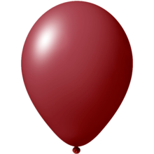 Ballon coloré | 33 cm | Petite quantité | 9485951s Bordeaux