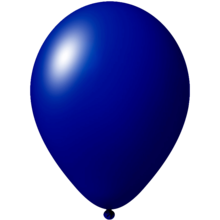Ballon coloré | 33 cm | Petite quantité | 9485951s Bleu foncé