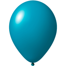 Ballon coloré | 33 cm | Petite quantité | 9485951s Turquoise