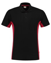 Polo | Bicolore | Haut de gamme | Tricorp Workwear | 97TP2000 Noir / Rouge