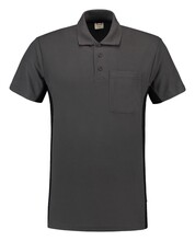 Polo | Bicolore | Haut de gamme | Tricorp Workwear | 97TP2000 Gris foncé/Noir