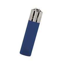 Briquet de poche Clipper | Différentes couleurs | Rond | 34017 Bleu
