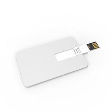 Carte USB 2-64 Go | Quadrichromie | Petite quantité | FR69creditcard Blanc