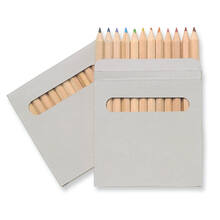 Coffret 12 crayons | Personnalisable  | 8761047 Brun