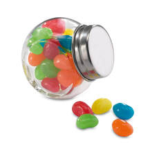 Bocal en verre | Bonbons multicolores | 8757103 Mix