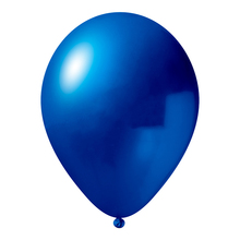 Ballon ''Métallique'' | 35 cm | Personnalisable | 14a110met Bleu Royal