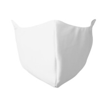 Masque coton | 2 couches | Quadrichromie | 83718388 Blanc