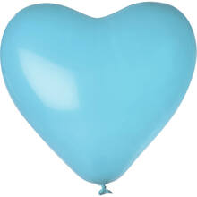 Ballon géant ''coeur'' | 70 cm | Petite quantité | 947002 Bleu Clair