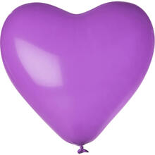 Ballon géant ''coeur'' | 70 cm | Petite quantité | 947002 Violet