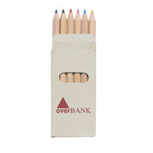 Boîte de 6 crayons de couleur