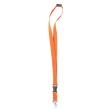 Lanière tour de cou | Nylon | 20mm | maxs084 Orange