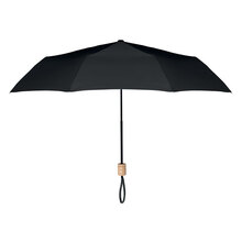 Parapluie | Plastique recyclé | Pliable | Ø 99 cm | 8799604 Noir