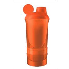 Shaker de luxe | 600 ml | 3 compartiments | A combiner | 188001 Orange