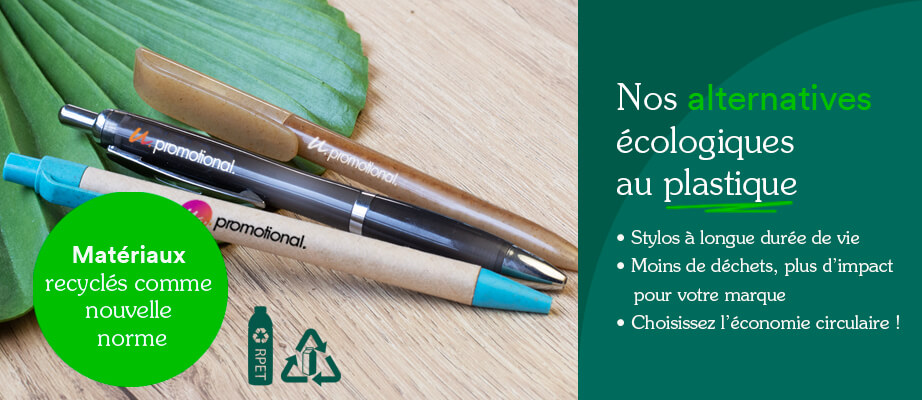 stylos écologiques personnalisés